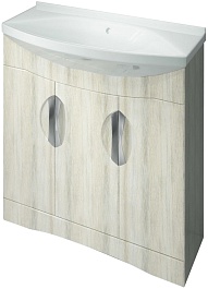 Какса-а Тумба для умывальника Каприз 85 дуб – фотография-1