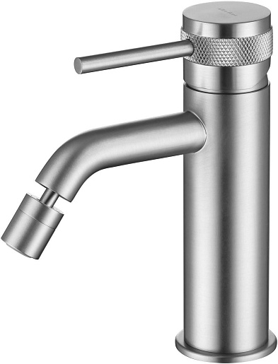 Allen Brau Смеситель для биде Priority 5.31A04-BN (с донным клапаном) никель браш – фото-1