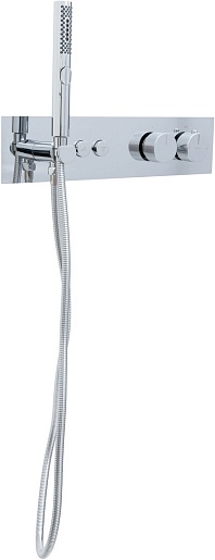 Allen Brau Смеситель для ванны Liberty 5.33010-00 (с внутренней частью, 2 хода) хром – фото-1