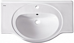 Bas Тумба с раковиной Берта 85, орех, глухие дверцы – фотография-4