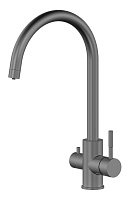 Oliveeka Смеситель для кухни KS OL-458022-BGM матовый оружейный металл