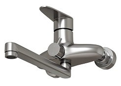 Mixline Смеситель для ванны и раковины 35k MLSS36-021 "Steel Kit" хром – фотография-2