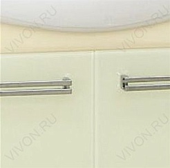 Misty Тумба с раковиной Джулия 120 прямая бежевая – фотография-3