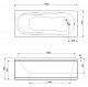 Cezares Акриловая ванна MODENA-180 – картинка-6