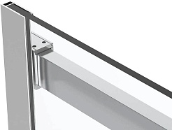 Vincea Душевой уголок Como Soft 110x80 VSR-1CS8011CL профиль хром стекло прозрачное – фотография-11
