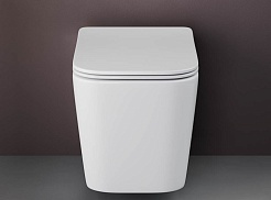 Ceramicanova Подвесной унитаз Cubic Rimless CN1806 белый – фотография-3