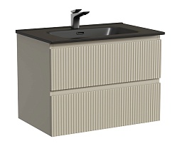 Sancos Тумба с раковиной Snob T 70 beige soft раковина Element CN7007MB 71 – фотография-1