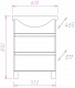 Onika Мебель для ванной Элита 60.13 штрокс R – фотография-22