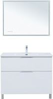 Aquanet Мебель для ванной Алвита New 100 Flat белая матовая