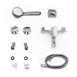 Tokito Смеситель для ванны Happo хром TOK-HAP-1014 – фотография-5