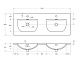 BelBagno Тумба с раковиной Kraft 120-2 подвесная Бежевый матовый – картинка-17