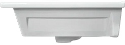 СанТа Мебель для ванной Сатурн 75 подвесная белая/дуб австрийский – фотография-11
