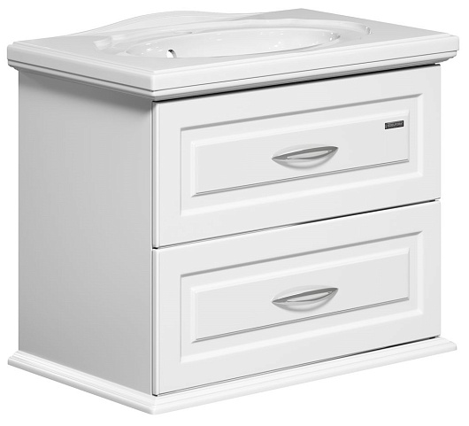  Тумба с раковиной Mero 80 белая – фото-1