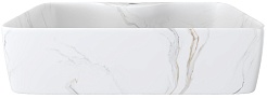 Teymi Раковина накладная Helmi S 48 T50284 белый мрамор – фотография-3