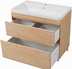 Vivon Тумба с раковиной Atwood 90 напольная дерево – фотография-6