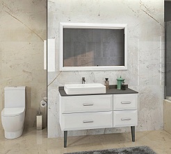 Comforty Мебель для ванной Империя 120 белая – фотография-2