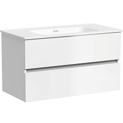 Sancos Мебель для ванной Urban 90 белый глянец – фотография-4