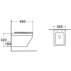 Aquatek Унитаз подвесной Амадео AQ1180-00 – фотография-3