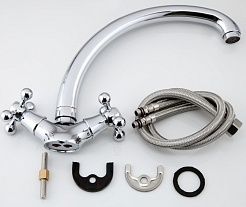 Frap Смеситель для кухни H19 F4219 хром – фотография-2