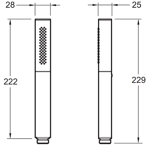 Jacob Delafon Душевая лейка "Shift Ellipse E10257-CP" – фотография-2