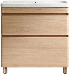 Vivon Тумба с раковиной Atwood 80 напольная дерево – фотография-4