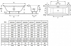 Jacob Delafon Акриловая ванна Evok E60342-00 200х100 см – фотография-2