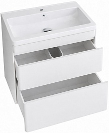 Vivon Тумба с раковиной Atwood 70 напольная белая матовая – фотография-7