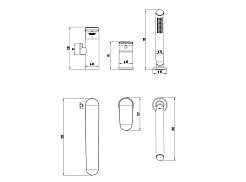 Aquatek Смеситель на борт ванны Ника AQ1848CR хром – фотография-5