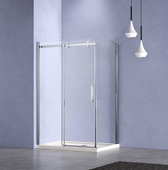 Vincea Душевой уголок Como-N 130x100 VSR-4CN1013CL профиль хром стекло прозрачное – фотография-2