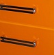 Misty Тумба с раковиной Джулия QVATRO 75 конус, 3 ящика, оранжевая – фотография-12