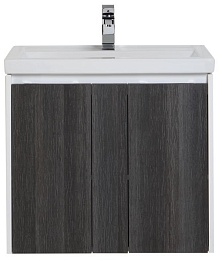 Aquanet Тумба с раковиной "Клио 70" эвкалипт мистери – фотография-1