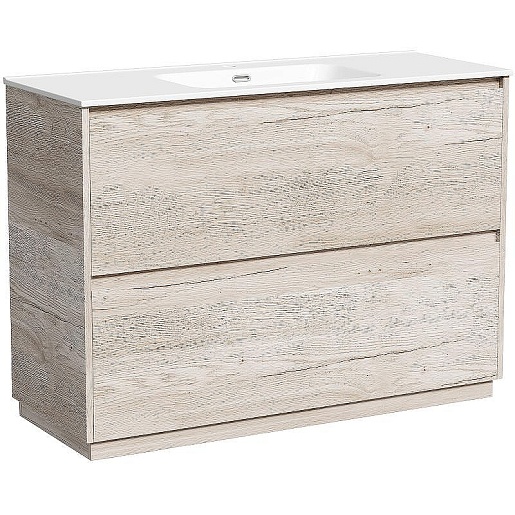 Sancos Тумба с раковиной Libra Floor 120 дуб галифакс натуральный раковина Element 121 CN7006 – фото-1