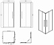 Esbano Душевое ограждение ESF-100KV-GM 100/100 – картинка-6