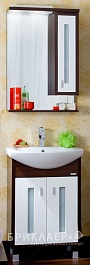 Бриклаер Мебель для ванной Бали 60 R венге – фотография-1