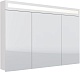 Dreja Мебель для ванной W 125 с зеркальным шкафом подвесная белая – картинка-53