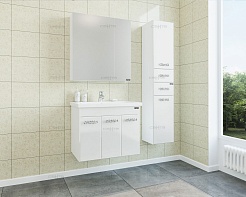 СанТа Тумба с раковиной Ливерпуль 70 подвесная – фотография-3