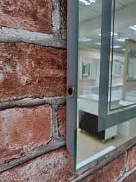 Misty Зеркало Неон 2 LED 60x80 сенсор на корпусе – фотография-6
