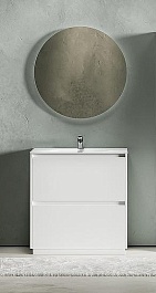 Sancos Мебель для ванной Libra Floor 80 белый глянец – фотография-1