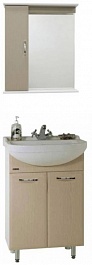 Водолей Мебель для ванной Классик 60 дуб, зеркало-шкаф – фотография-1