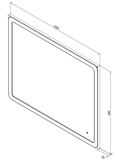 Aquanet Мебель для ванной Вега 2.0 100 Flat подвесная черная матовая – картинка-21