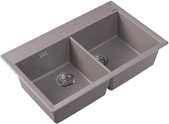 Florentina Мойка кухонная Тоскана 820 грей – фотография-2