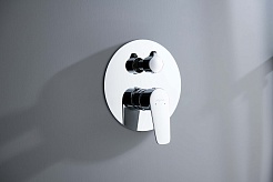 Aquatek Смеситель для душа и ванны Бетта AQ1146CR хром – фотография-2