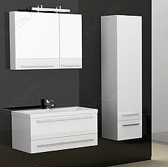 Aquanet Мебель для ванной Нота 90 камерино белая (230297) – фотография-2