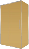 Vincea Душевой уголок Stella 120x90 VSR-1ST9012GSBN профиль брашированный никель стекло янтарь