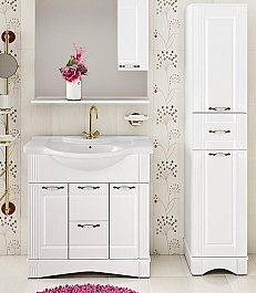 Runo Пенал для ванной Леон 35 R – фотография-5