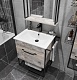 Sanflor Мебель для ванной Бруклин 60 подвесная бетон пайн экзотик/черный муар – фотография-25