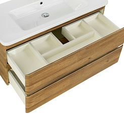 BelBagno Тумба под раковину Albano-Cer 105 подвесная Rovere Rustico – фотография-6