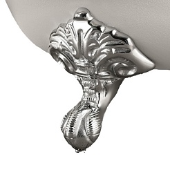 Roca Комплект ножек для чугунной ванны NEWCAST Eagle в форме орлиных лап, хром – фотография-1