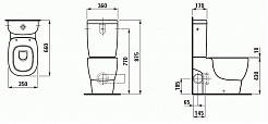 Laufen Унитаз-компакт Mimo 2355.6.000.000.1 – фотография-7