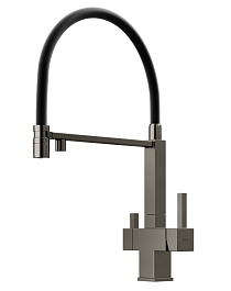 Sancos Смеситель для кухни Moro SC4006GG вороненая сталь – фотография-1